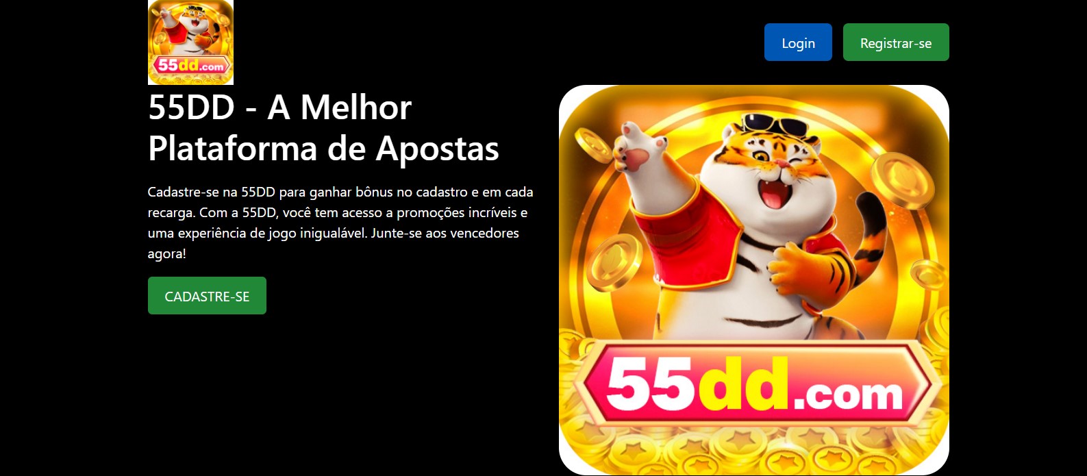 Alteração de informações da conta 55DD